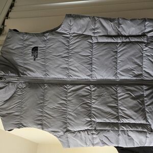 The North Face Gray Puffer Vest